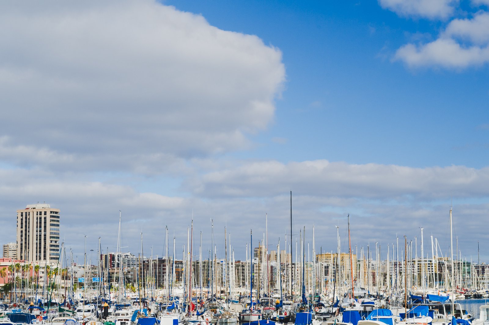 Sailboats at the harbour.