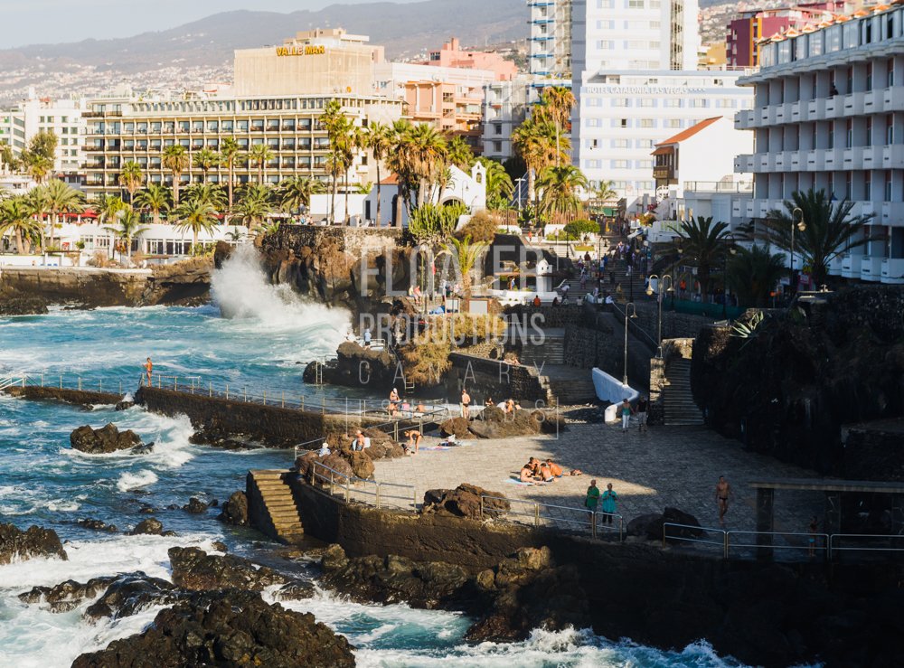 View of the coast.